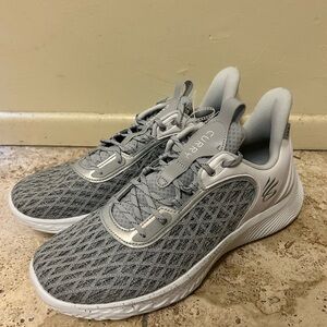 Under Armour Curry Flow 9 Team Mens Shoes White 3025631-102 NEW Men's Size 16